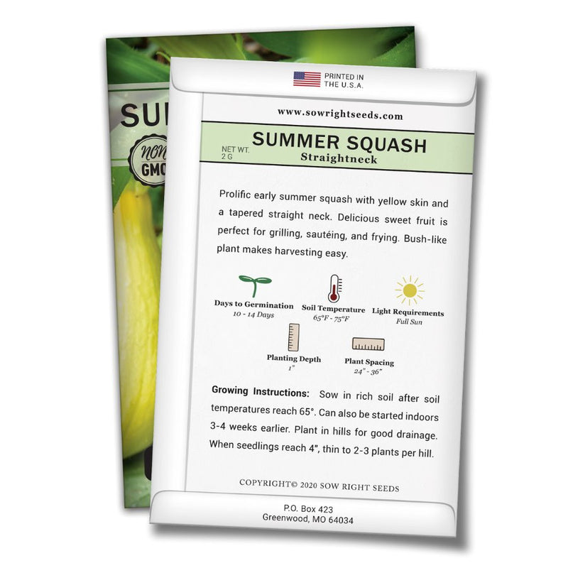 how to grow the best straightneck summer squash plants