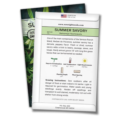 how to grow the best summer savory plants