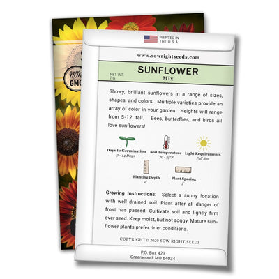 how to grow the best mix sunflower plants