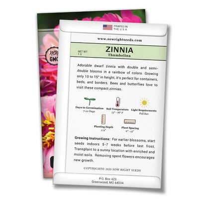 how to grow the best thumbelina zinnia plants