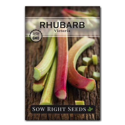 crimson green stalk rhubarb seeds for sale