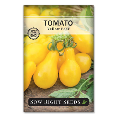 petite yellow and sweet pear shaped tomato seeds for sale
